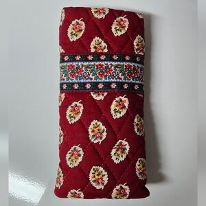 Vera Bradley Red Floral Sunglasses Case